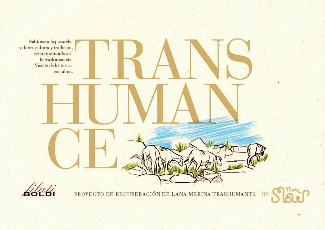 Imagen de la primera hoja de presentación de "Transhumance by Made in Slow" en español